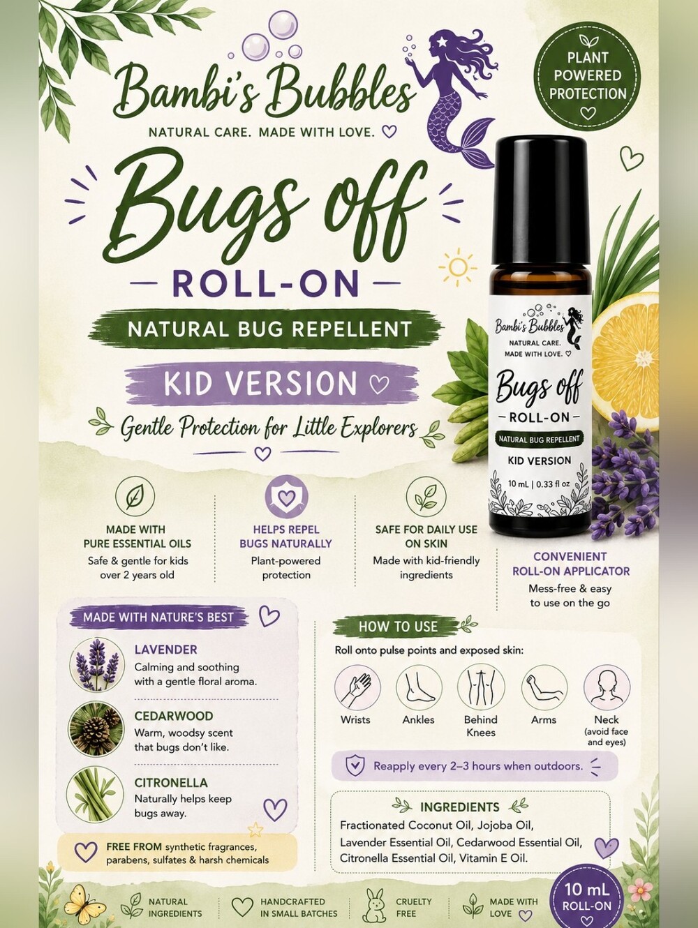 Buy Now! RESTOCKED Combo 4 Piece Bugs Off & After Bites Collection - Picture 3 of 15